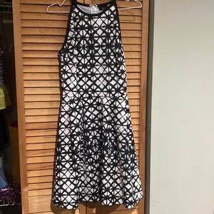 Black and white dress